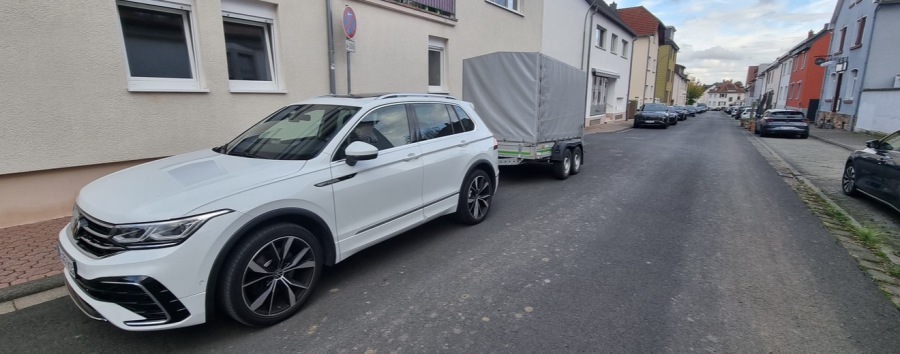 VW Tiguan mit Anhänger – Klasse BE Training